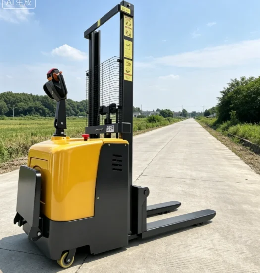 

Новый полуэлектрический штабелер с регулируемыми вилами, самоходный, грузоподъемность 1,5 тонны