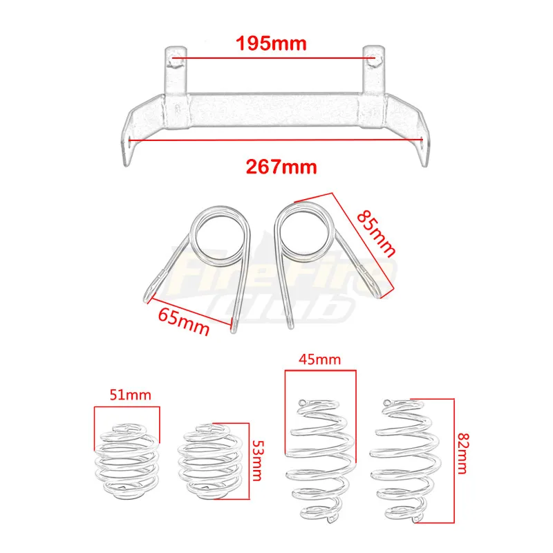 Moto Black Solo Seat Baseplate Spring Seat Pad Saddle Bracket For Harley Sportster Bobber Chopper Custom Honda Yamaha