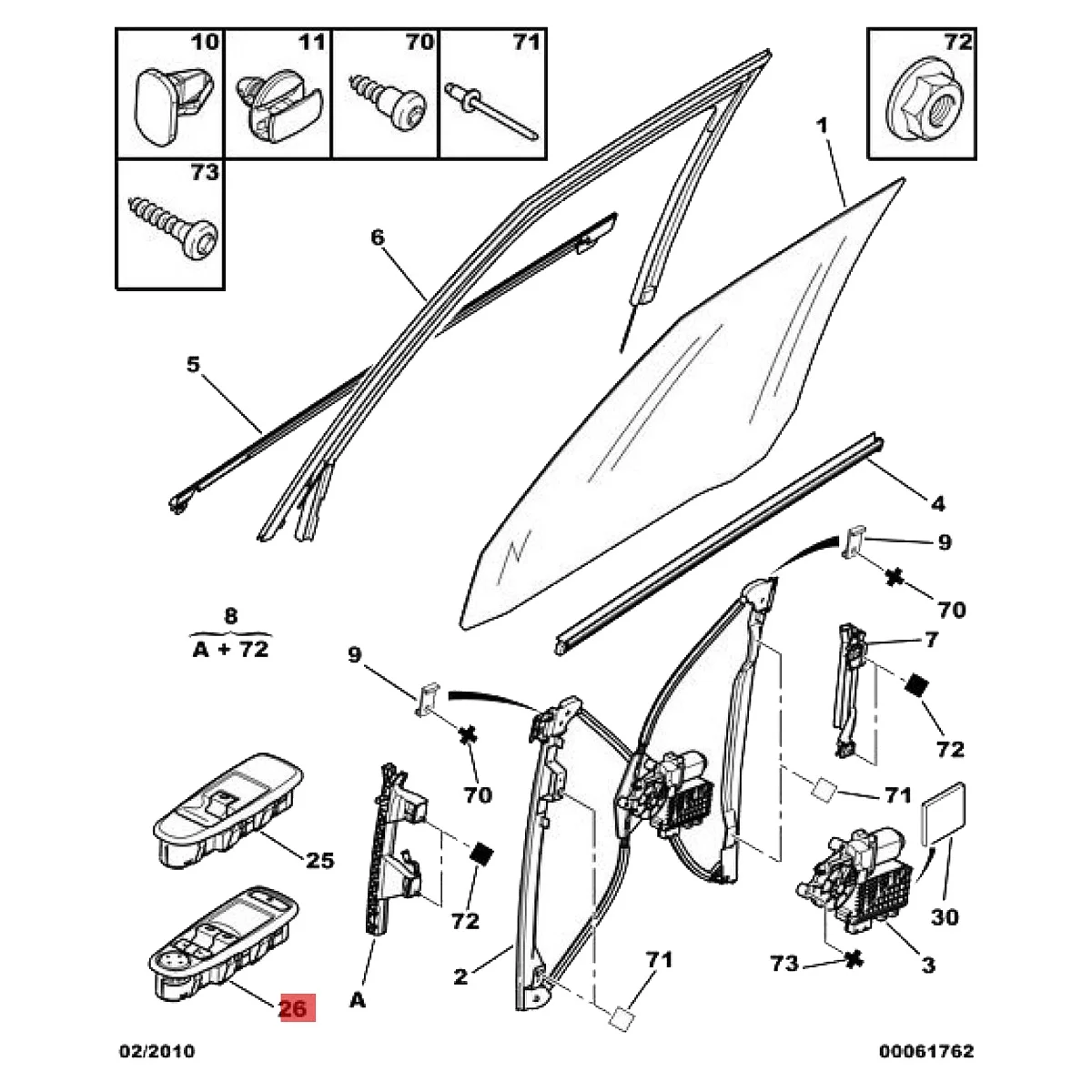 

Переключатель Стеклоподъемника 6554YC 6554.Yh для Citroen C4 Picasso MPV 2006-2013 96639382ZD