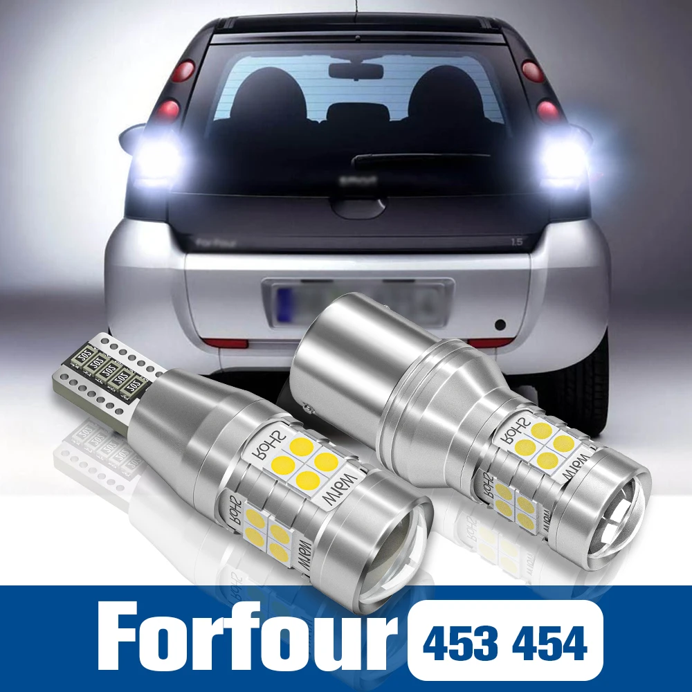 

2pcs LED Reverse Light Back up Lamp Accessories Canbus For Smart Forfour MK1 454 MK2 453 2004 2005 2006 2015 2016 2017 2018 2019