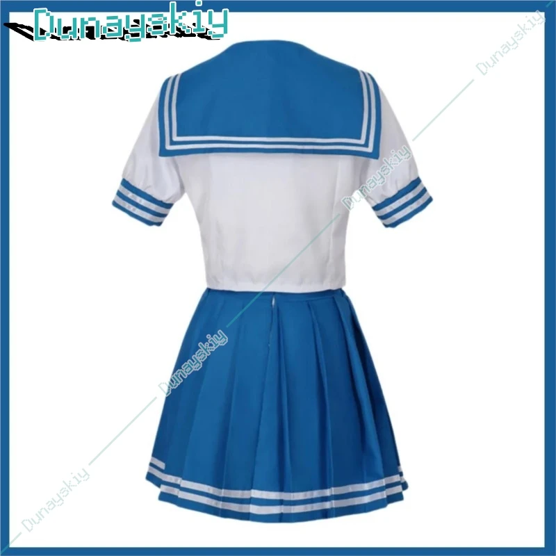 Anime Lucky ☆ Star Izumi Konata Hiiragi Tsukasa Kospy Kos Tsume Takara Miyuki Hiiragi Kagami Pruik Bue JK S auteur Uniform Vrouw Water T