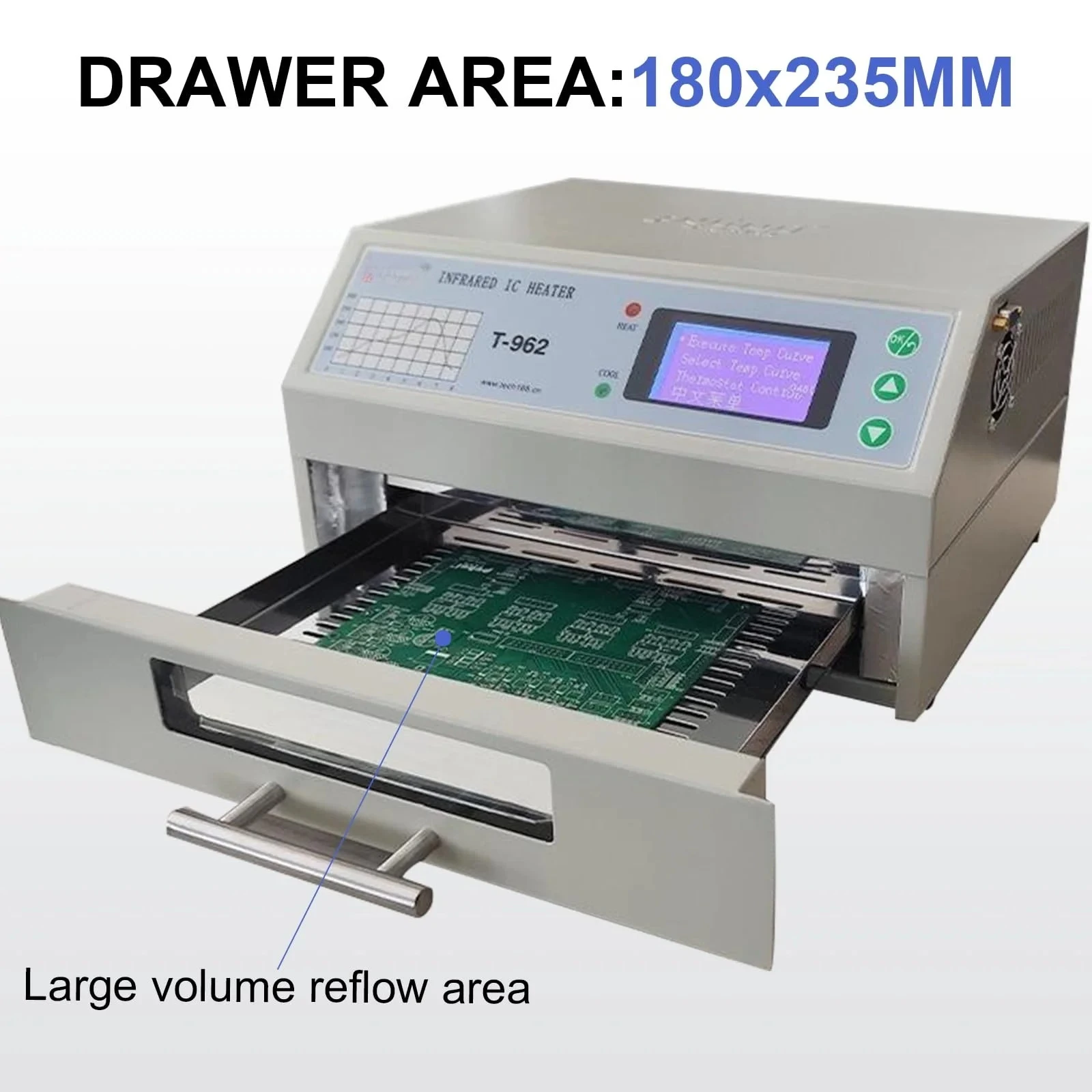 2026800W Automatic Reflow Mach - Reflow Oven Pcb T962 recension och pris