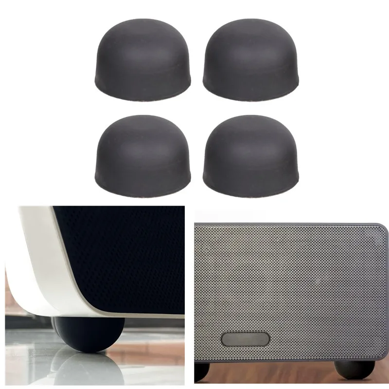 Alfombrilla absorbente de golpes para altavoz, amortiguador de elastómero de 30mm, aislamiento de vibración, pies de silicona para tocadiscos, amplificador, CD, grabadora DAC, 4 Uds.
