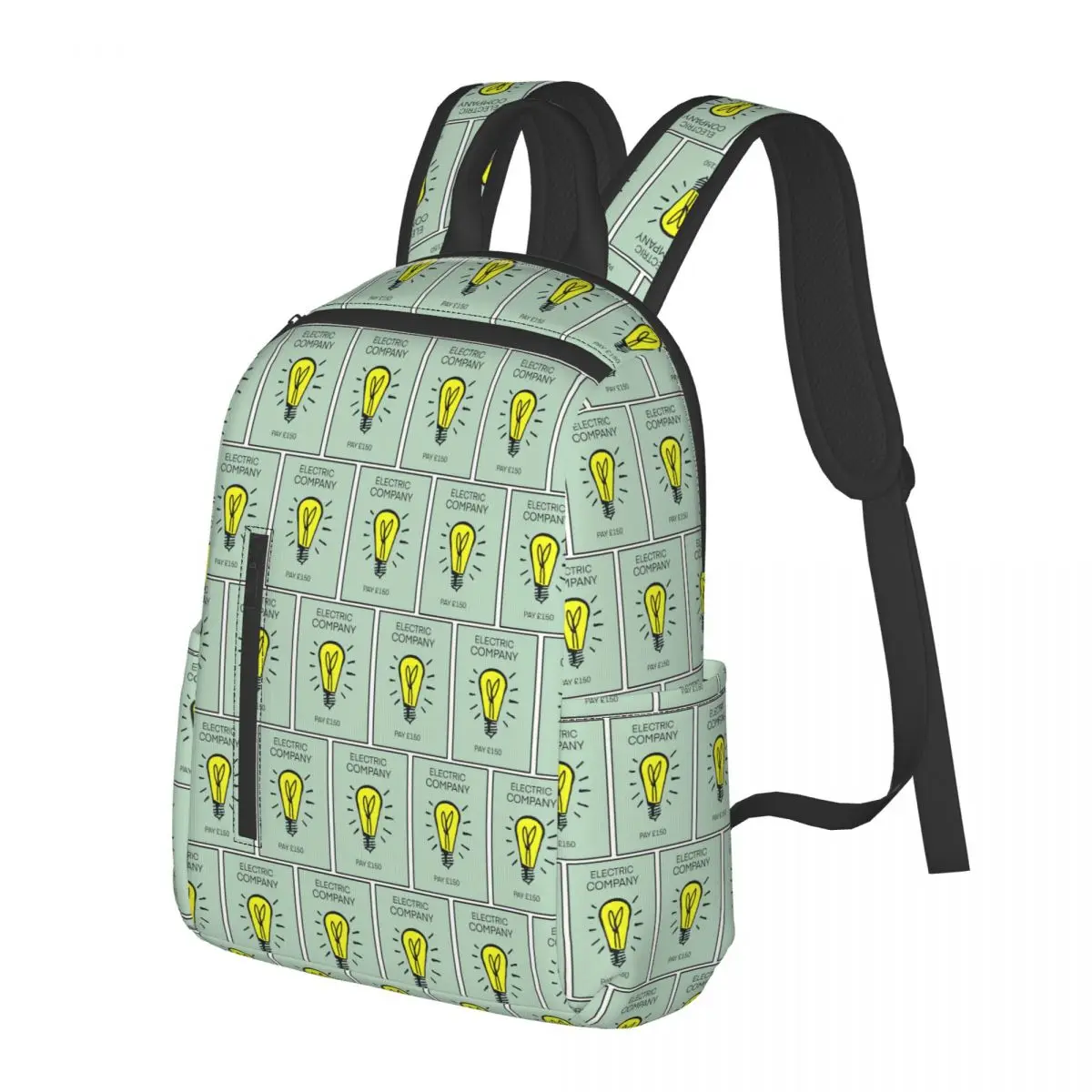 

Electric Company Student Backpack School Bag Hiking Travel Daypack for Men Women Bookbag Shoulder Bags
