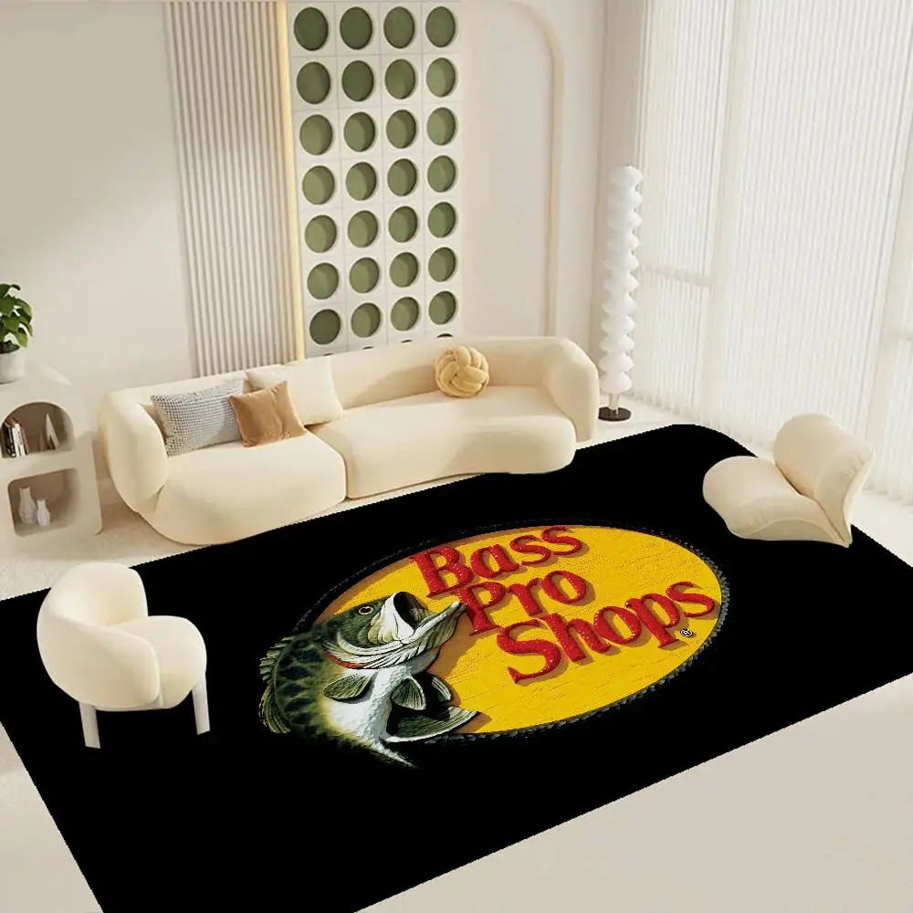 B-Bass Pro Shop Bathroom Mat Kids Room Bedroom Decoration Balcony Anti-Slip Doormat Living Room Welcome Rug