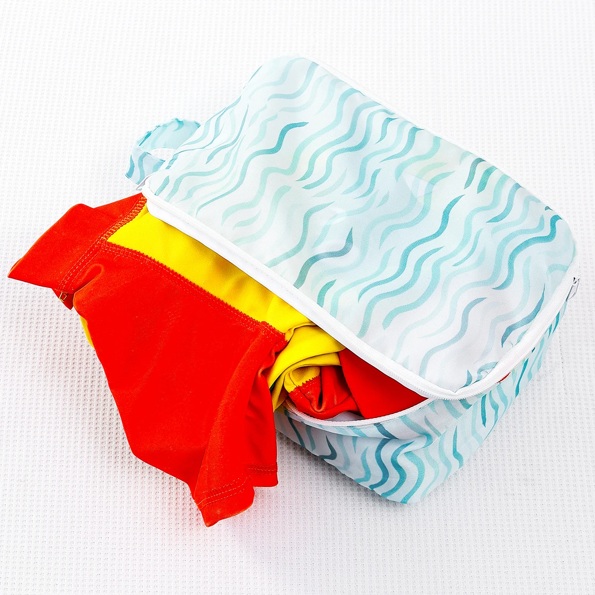 2 Buah Tas Penyimpanan Portabel Tahan Air Poliester 100% Pakaian Bayi Tas Organizer Perjalanan Kacamata Kosmetik dengan Dua Ritsleting