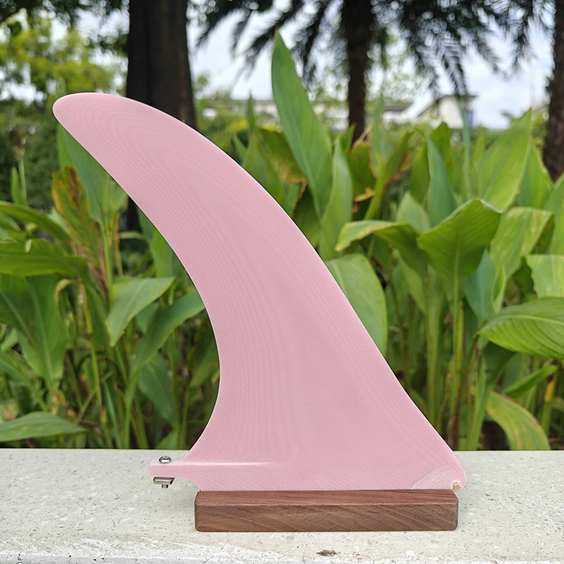 2024new high quality 10inch longboard fin big center fin fiberglass single fin