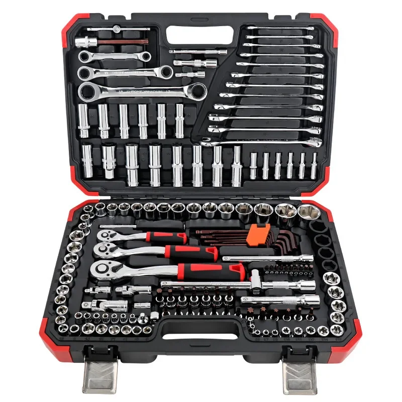 

Multifunctional Car Maintenance Toolbox Sleeve Set Combination Set Small Medium Big Fly Fast Ratchet Wrench