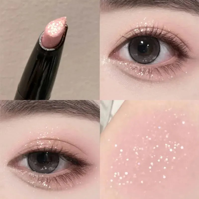 HERORANGEHR315 Crushed Diamond Ice Diamond Sleeper Silkworm Pen Brightening and Embellishing Eyes for Exquisite Makeup