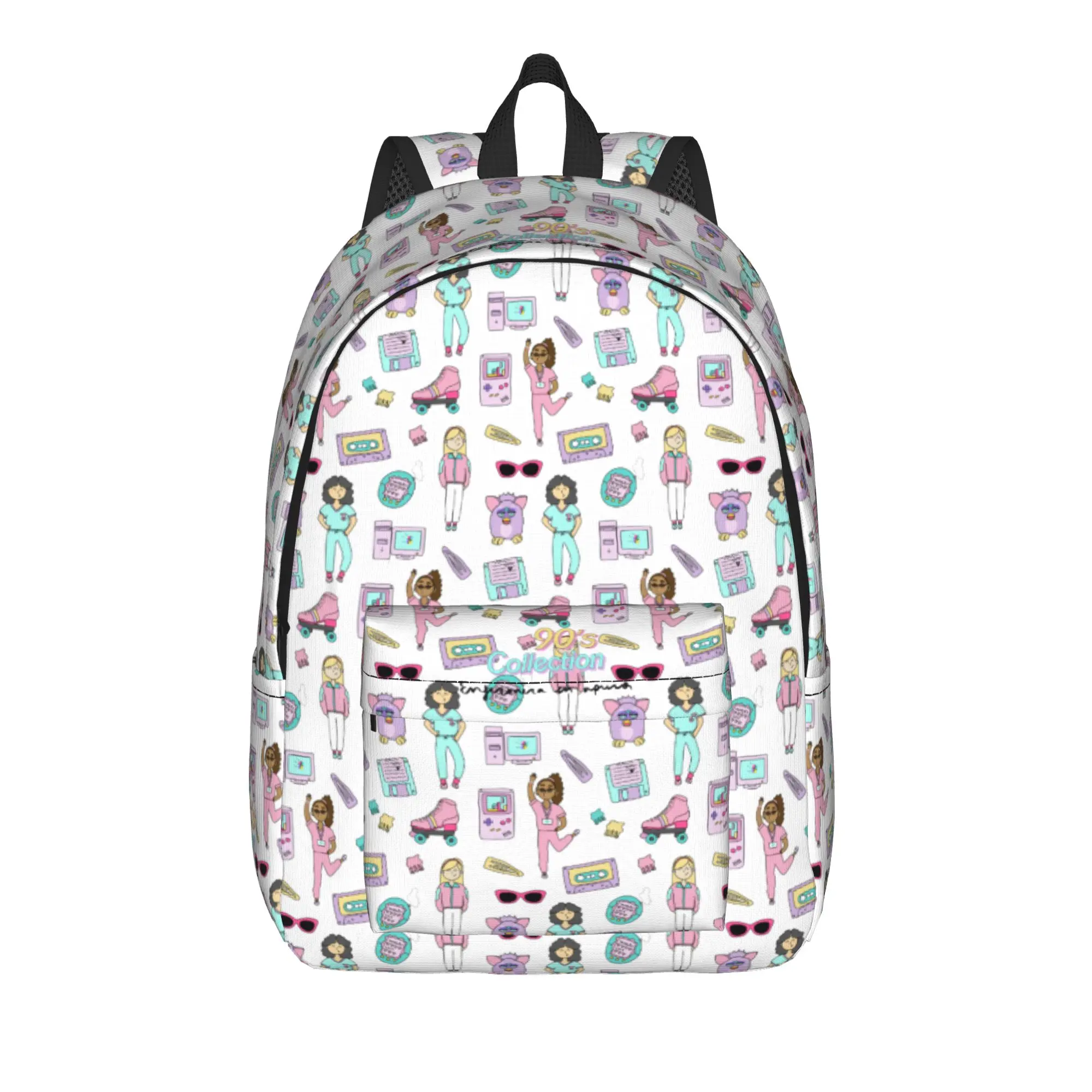 

Doctor Nurse Enfermera En Apuros Fashion Backpack Gift High School Hiking Travel Daypack for Men Women Laptop Canvas Bags