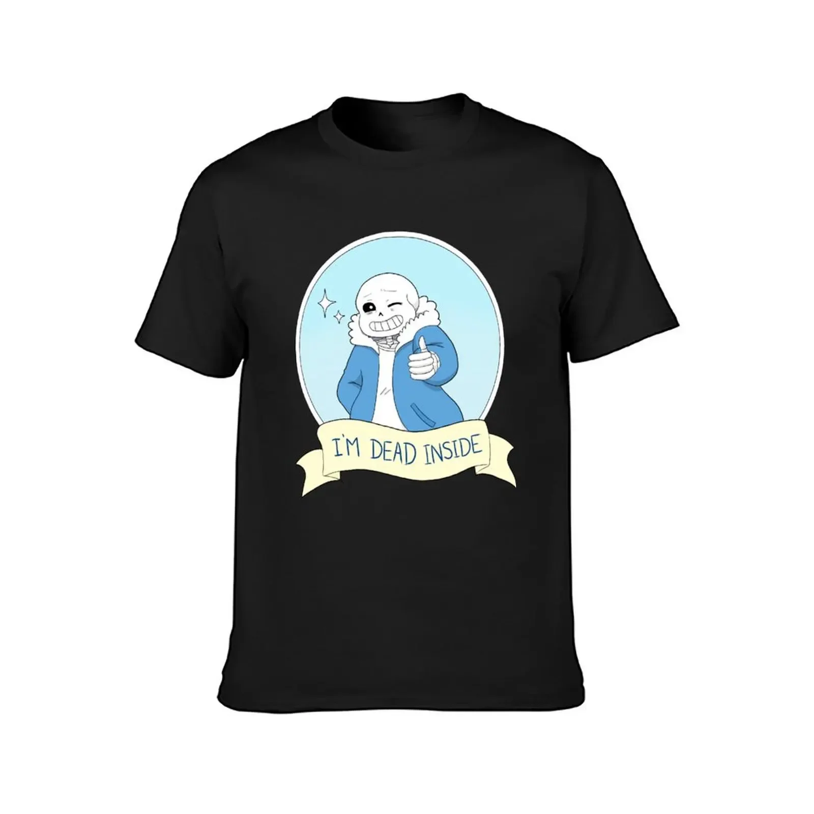 Undertale - Sans I'm Dead Inside T-Shirt quick drying customizeds sweat Men's t shirts