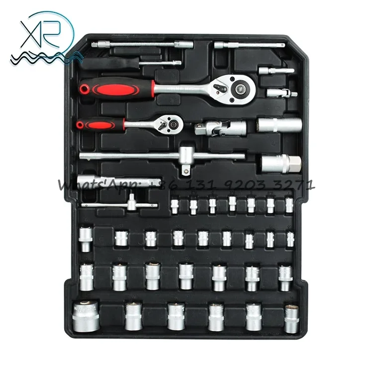 217 Pcs Tool Set Hand Kit Multifunctional Auto Repair Tool Professional Hardware Socket Set Mechanic Car Repair Tools