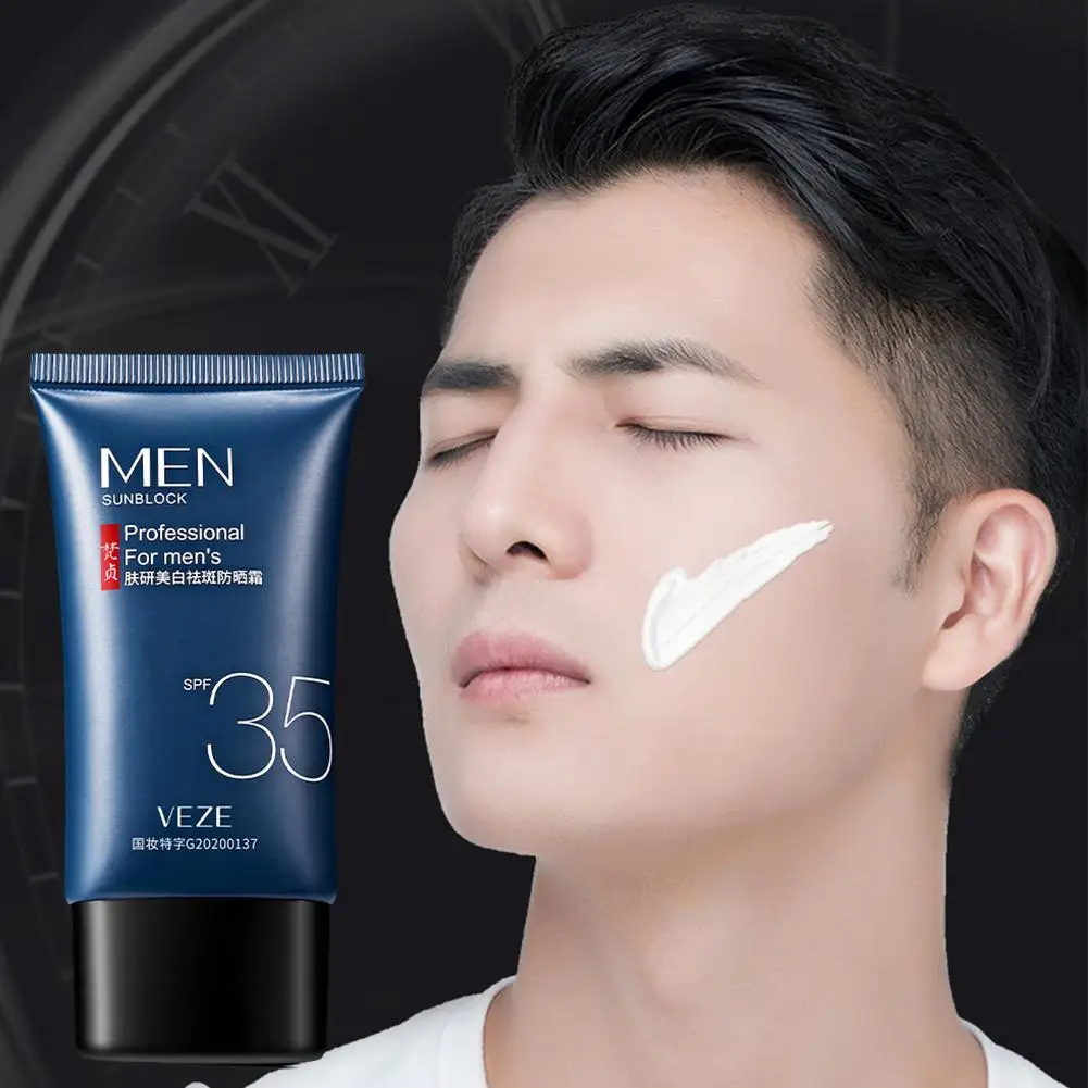 Mens Gentle Screen Oil Skin Refreshing Uv Block Power High Isolation Lotion Sweatproof Women Physi Z9j9