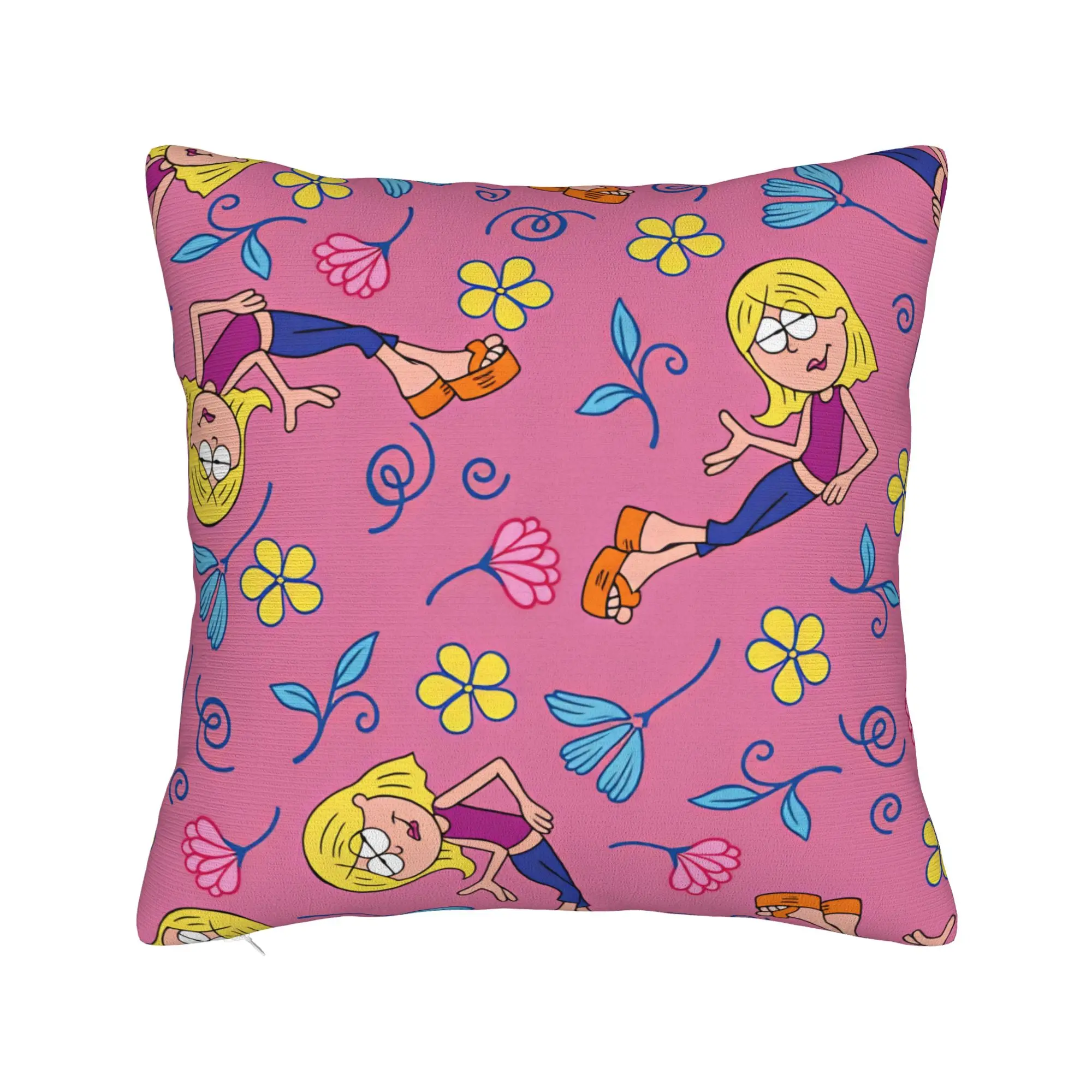Hilary Duff Lizzie McGuire Pillowcases  Novelty Pillow Case For Sofa Couch Bed Living Room Graphic Pillow Cover