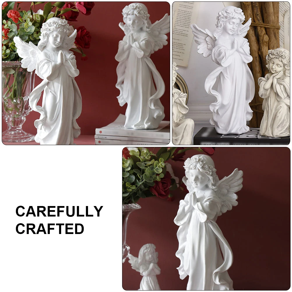 

Elegant Willow Statue Home Wedding Decor Prayer Ornament Stylish Artware Gift for Her