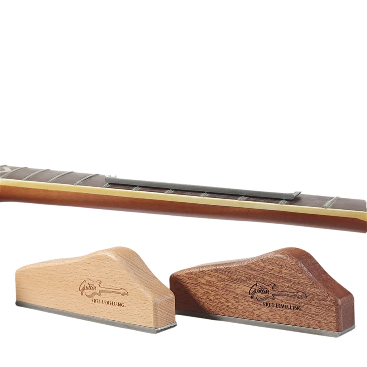 ABJQ Guitar Fret Levelling File Hand File String Leveling File Luthier Repair Tools Instrument Maintenance Tool Light Wood