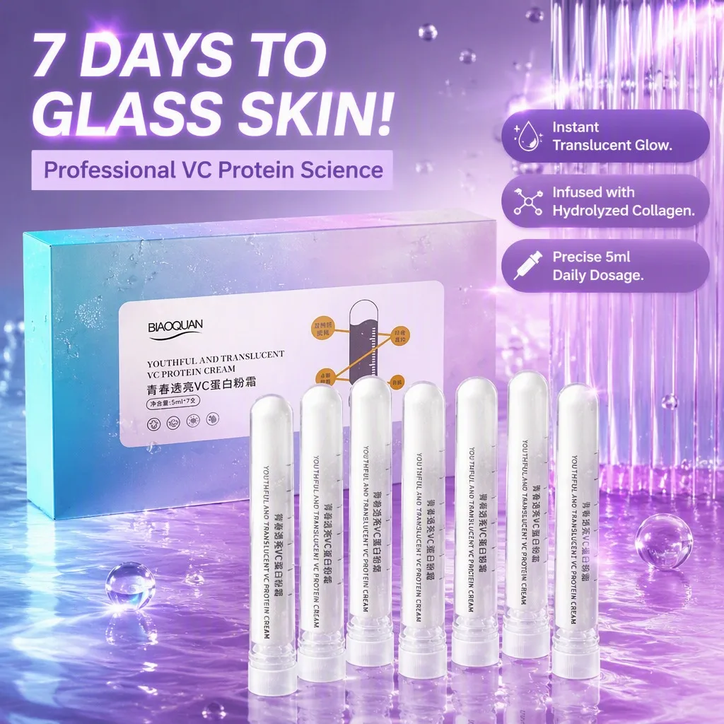 Type III Collagen Filling Powder! Recombinant Anti Wrinkle Peptide Repair Serum, Deep Moisturizing Face-lift Treatment