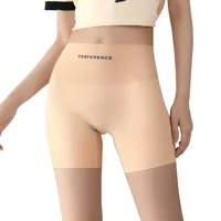 3PCS/set Protective Shorts Plus Size Shorts Seamless Underwear for Women Safety Short Pants Ice Silk Panties Summer Intimates 3
