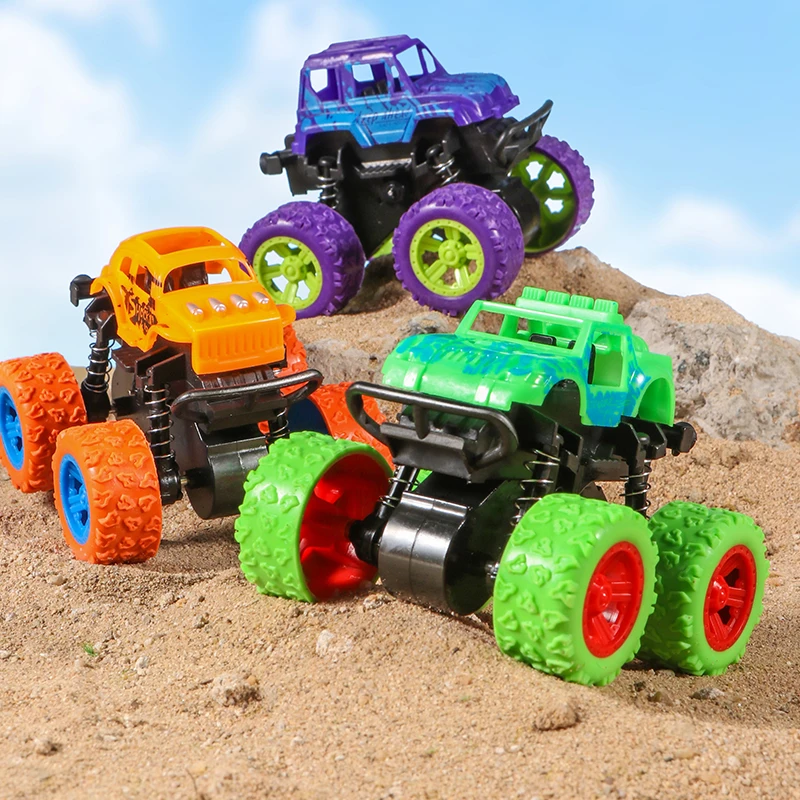 Coche todoterreno infantil 4x4 con tracción y giro acrobático