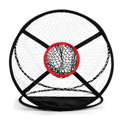 Golf Swing Trainer Foldable Golf Pitching Cages Portable Golfing Target Net for Indoor Outdoor Training