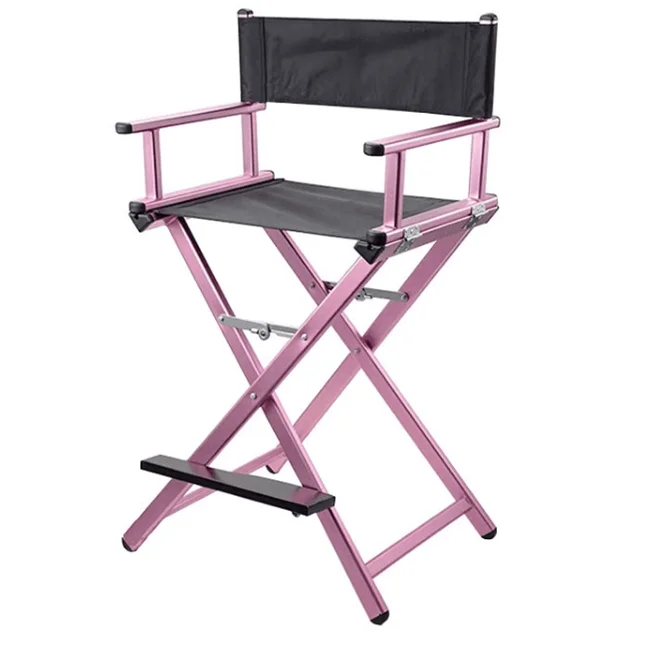 Professional portable makeup chair Lightweight Foldable Desk Makeup Wood Artist Directors Chair tall directors chair