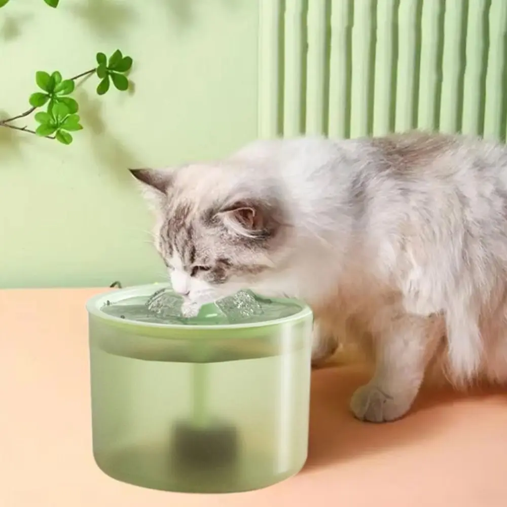 

Practical 1.8L Cat Water Fountain Mute Electric Dog Water Dispenser Plastic Auto Filter Pet Drinking Feeder Indoor