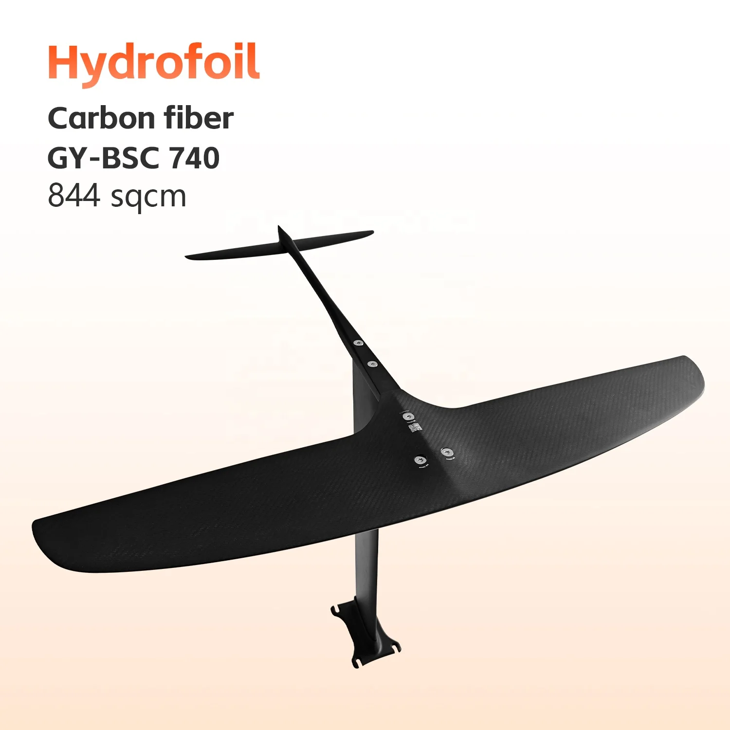 

Hot Selling GY BSC740 Surfboard for Water Sports 844sqcm Surf Blade Wing Pumping Downwing Foil Surfing Carbon Mast Hydrofoil