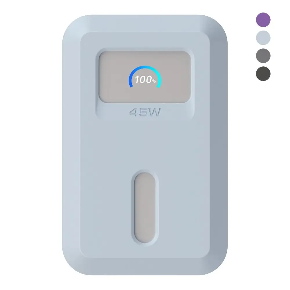 Shockproof Silicone Case Soft Portable A1638 Protective Case Dustproof Protective Cover for Anker S1 45W Power Bank 10000mAh