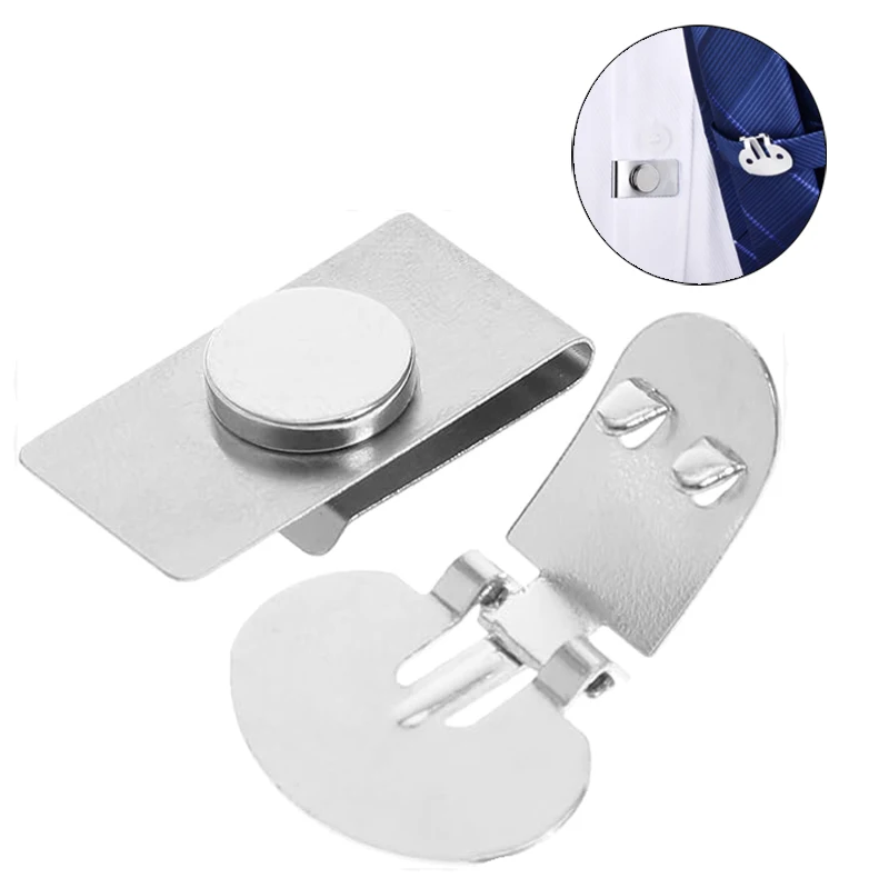 

1 Pcs Invisible Magnetic Tie Stay,Anti-Wrinkle Stainless Tie Stay Clips,Magnetic Shirt Tie Clips Stays Pin