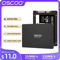 OSCOO Original SSD 128GB 256GB 2.5 Inch Solid State Drive 3D NAND Flash SATA3 SSD For Laptop and Desktop Wholesale SSD Hard Disk