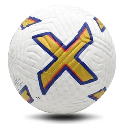 Balón de fútbol profesional, tamaño 5, PU, alta calidad, sin costuras, entrenamiento al aire libre, partido, fútbol, niños, hombres