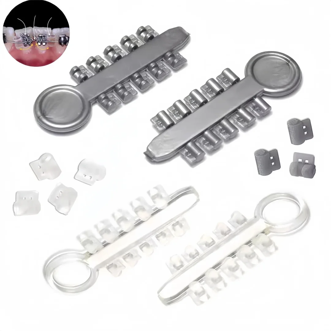 

20PCS Dental Orthodontic Rotating Wedge Ligation Swivel Torsion Pad Archwire Bracket Bracket Treatment Material Dental Tools