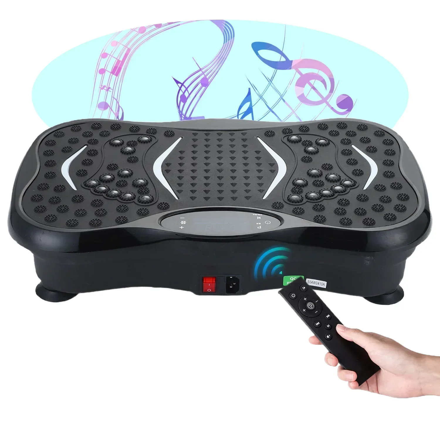 Whole Body Slimming Exercise Home Fitness Vibration Fitness Massager Vibration Platform with Bluetooth