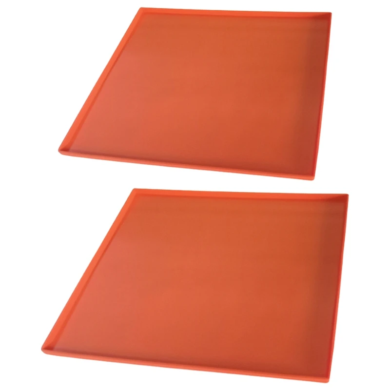 

Griddle Mat Silicone For Blackstone, Protective Cover Mats Griddle Top Covers For Blackstone Protector -Orange