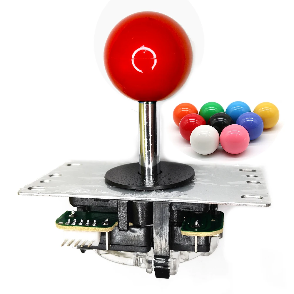 Joystick With 5 Pin Connector 8 Way Classic Square Restrictor Arcade Game Machine Stick Neo Geo DIY Parts