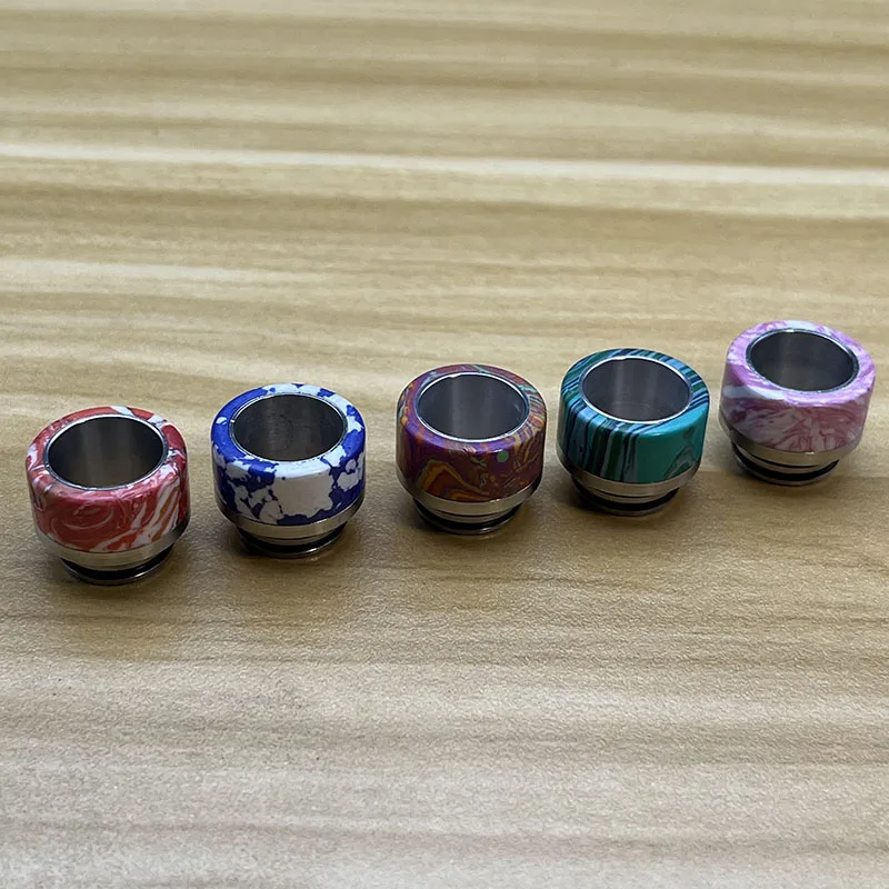 810 الفولاذ المقاوم للصدأ الراتنج بالتنقيط تلميح للأرنب الميت/كيلين/زيوس RTA خزان البخاخة vape الملحقات