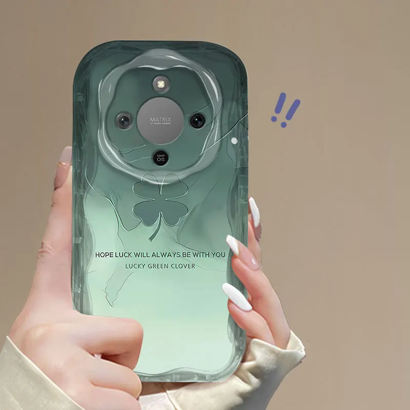 柔軟な TPU ケース Honor X9d 耐衝撃花柄保護バックカバー Fundas