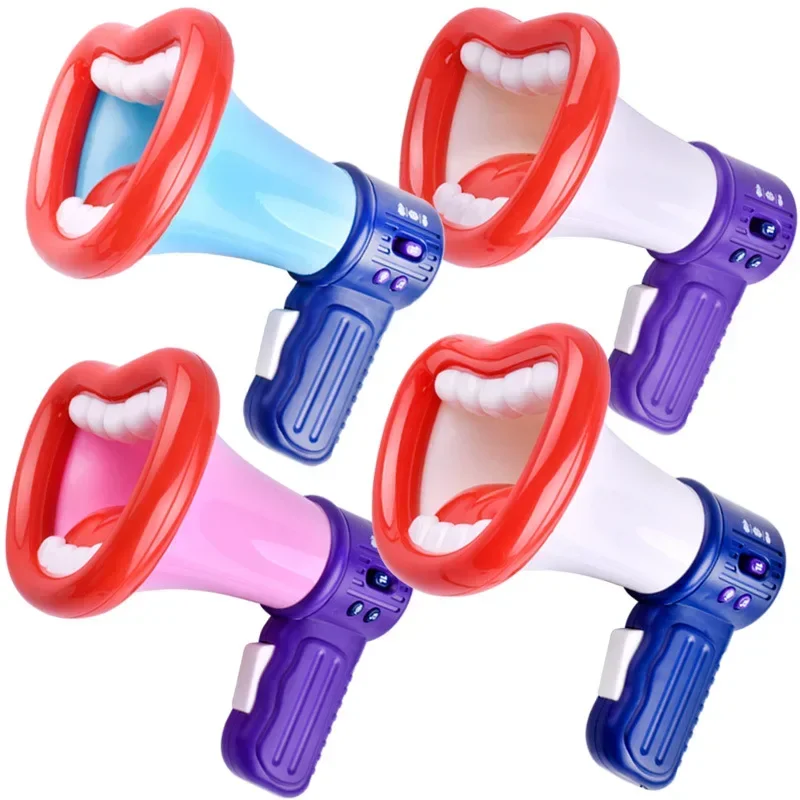 Hours of Entertainment New Big Mouth Megaphone Toy with Voice Changer Handheld Mic and Children's Speaker Designed for Kids