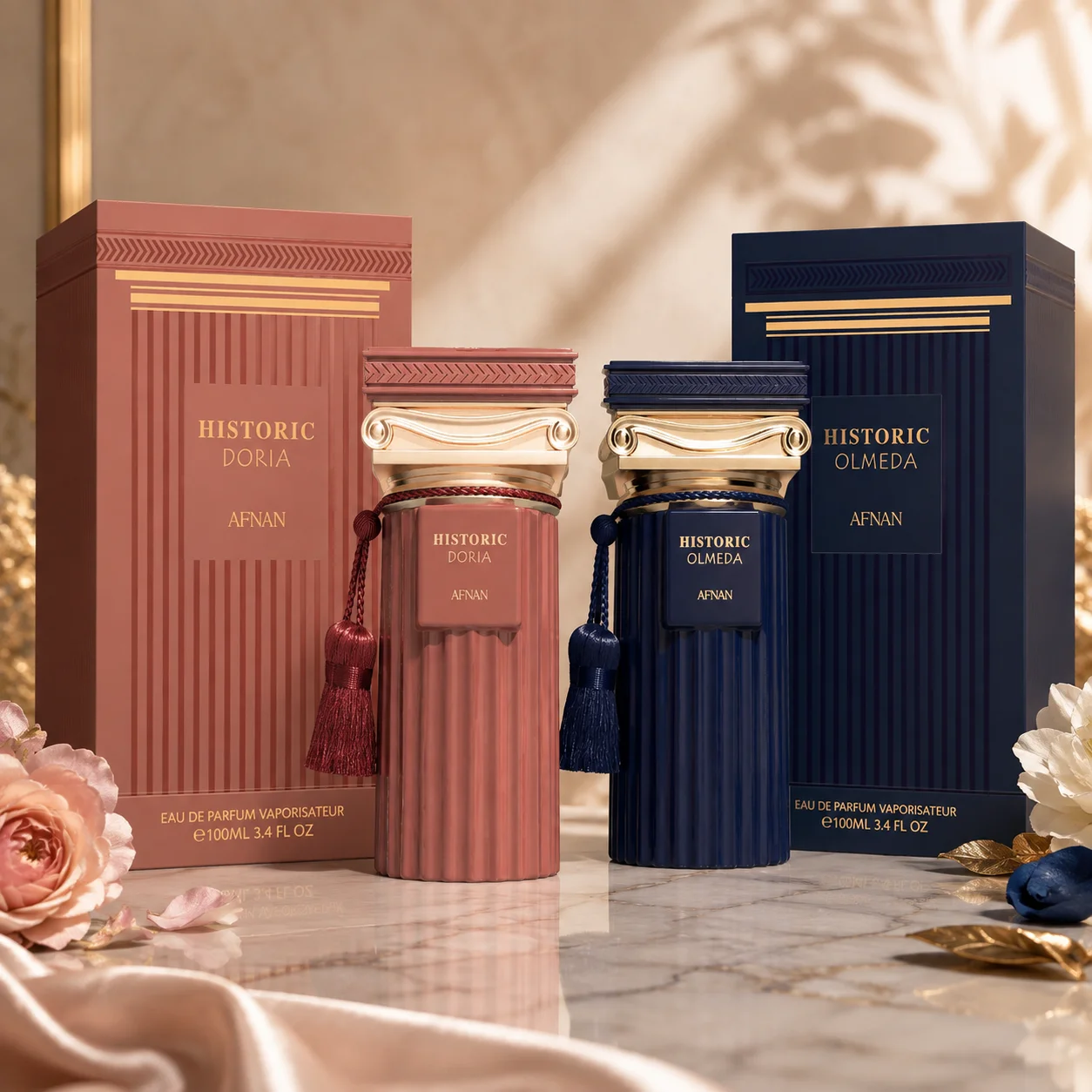 Perfume Fragrance Kit - Afnan Historic Doria & Historic Olmeda