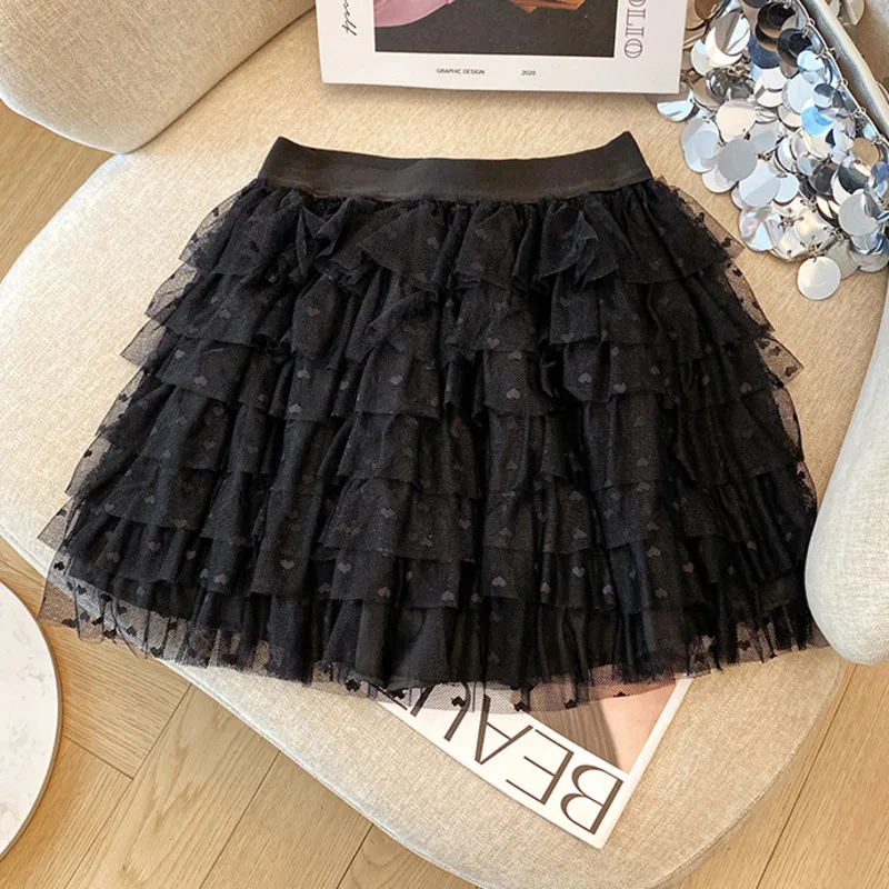 2025 nowe seksowne spódnice damskie z wysokim stanem letnia mini spódniczka Y2K koreański tenis student biała siatka taniec faldas odzież damska