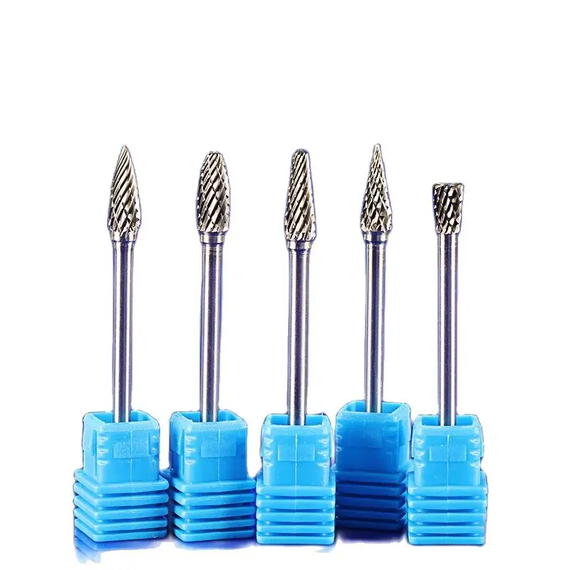 WeiTol 3*5mm diameter Tungsten Steel Carbide Rotary Burrs Set Accessories for Rotary Tools Durable Milling Cutter Engraving Bits