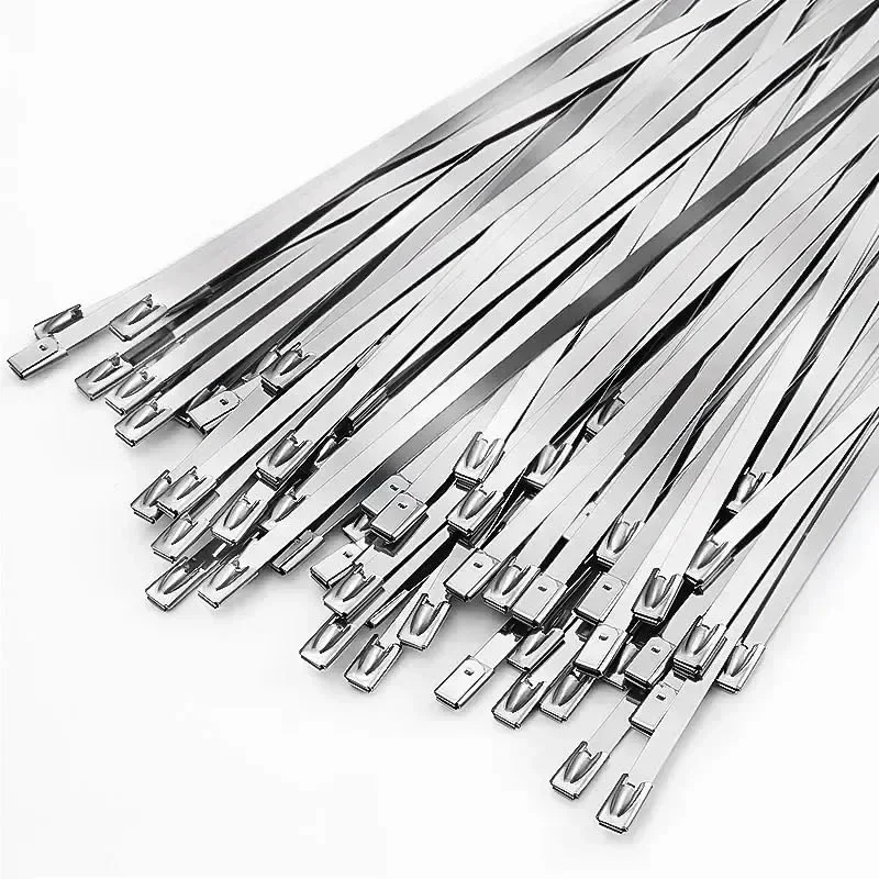 Para sujetar herramientas, brida para cables de acero inoxidable, bloqueo multiusos, brida de Metal, paquete de alicates para bridas de cables de tensión automática