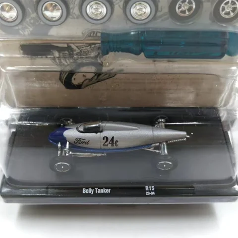 M2 Macchina Pressofusa In Scala 1:64 BELLY TANKER Modello di Auto Da Corsa In Lega di Veicolo In Metallo Simulazione Regalo Display Collezione Decorazione