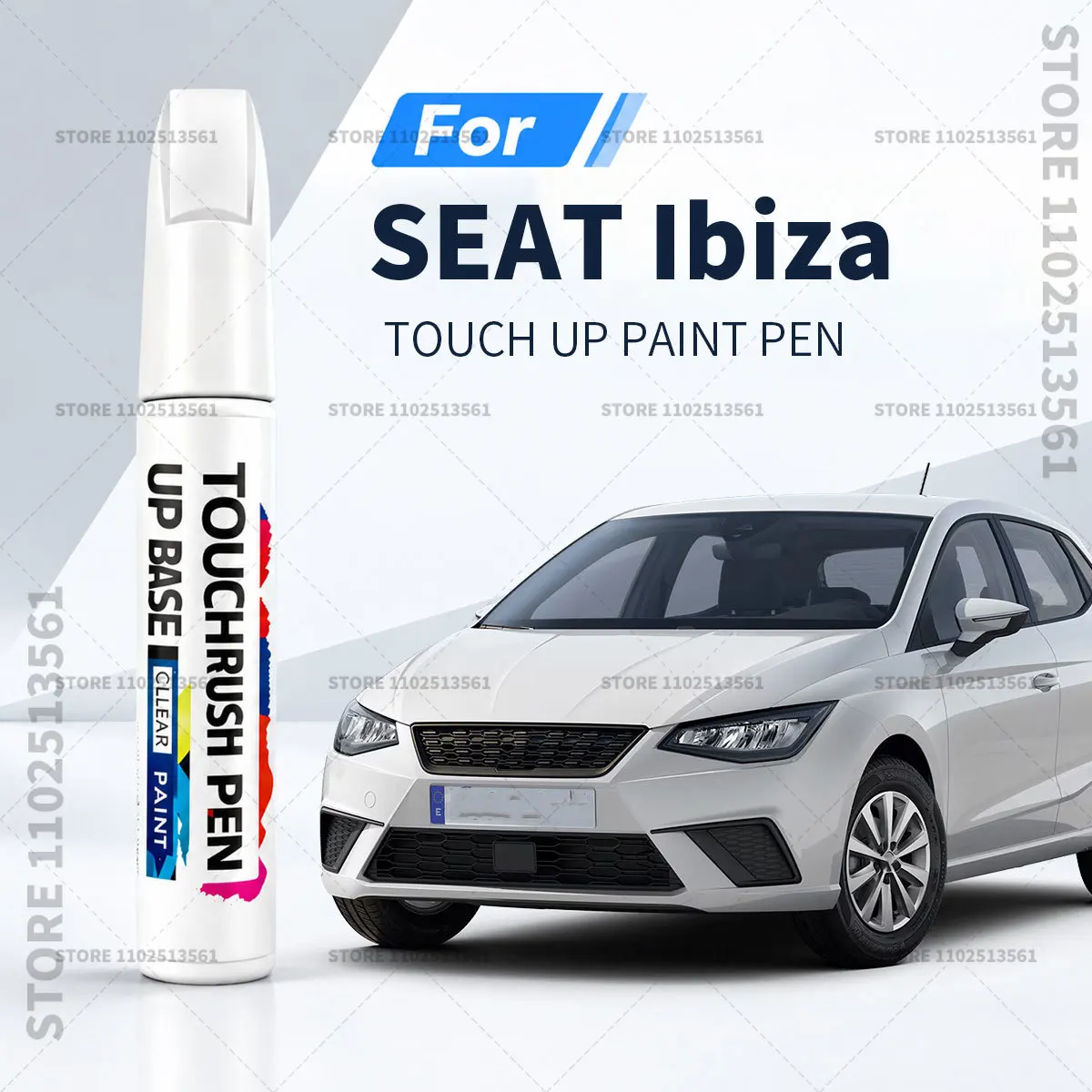 Vehicle Paint Touch Up Pen Car Scratch Remover Repair Marker Waterproof DIY Auto Body Maintenance Tool For 1984-2025 SEAT Ibiza