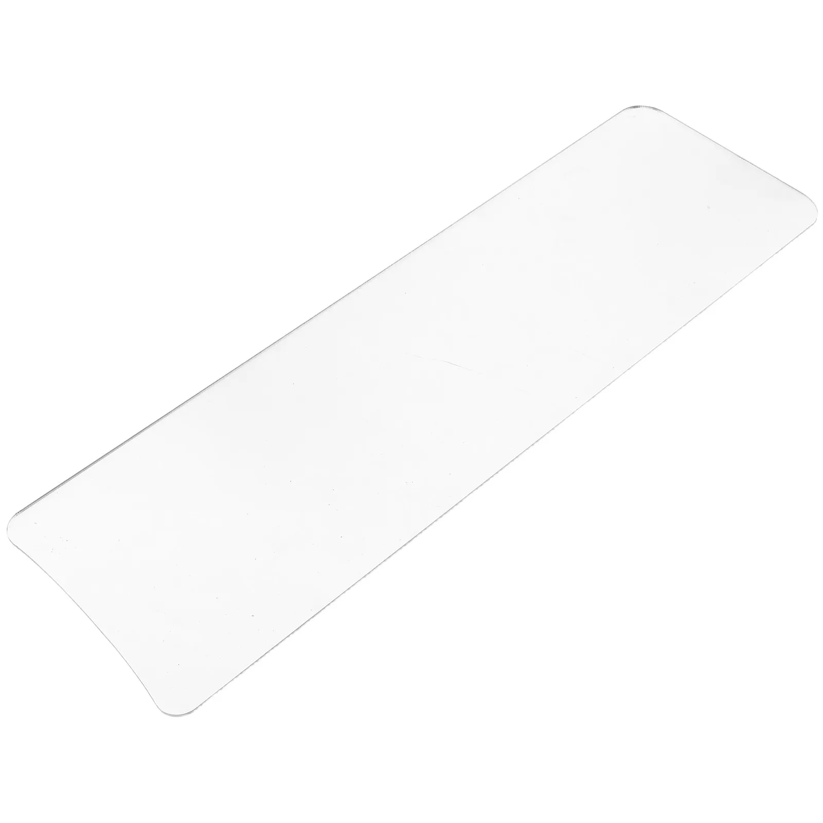 

1pcs Transparent Hair Highlighting Board Clear Durable Pc Material For Coloring Foiling Dyeing Paddle Styling Tool