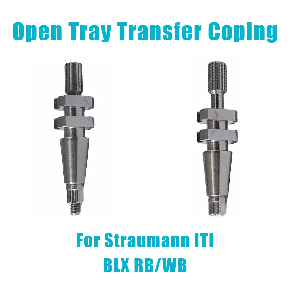 5Pcs Dental Implant Open Tray Transfer Coping Compatible with Straumann ITI BLX RB WB System Impression Pick Up Accessories