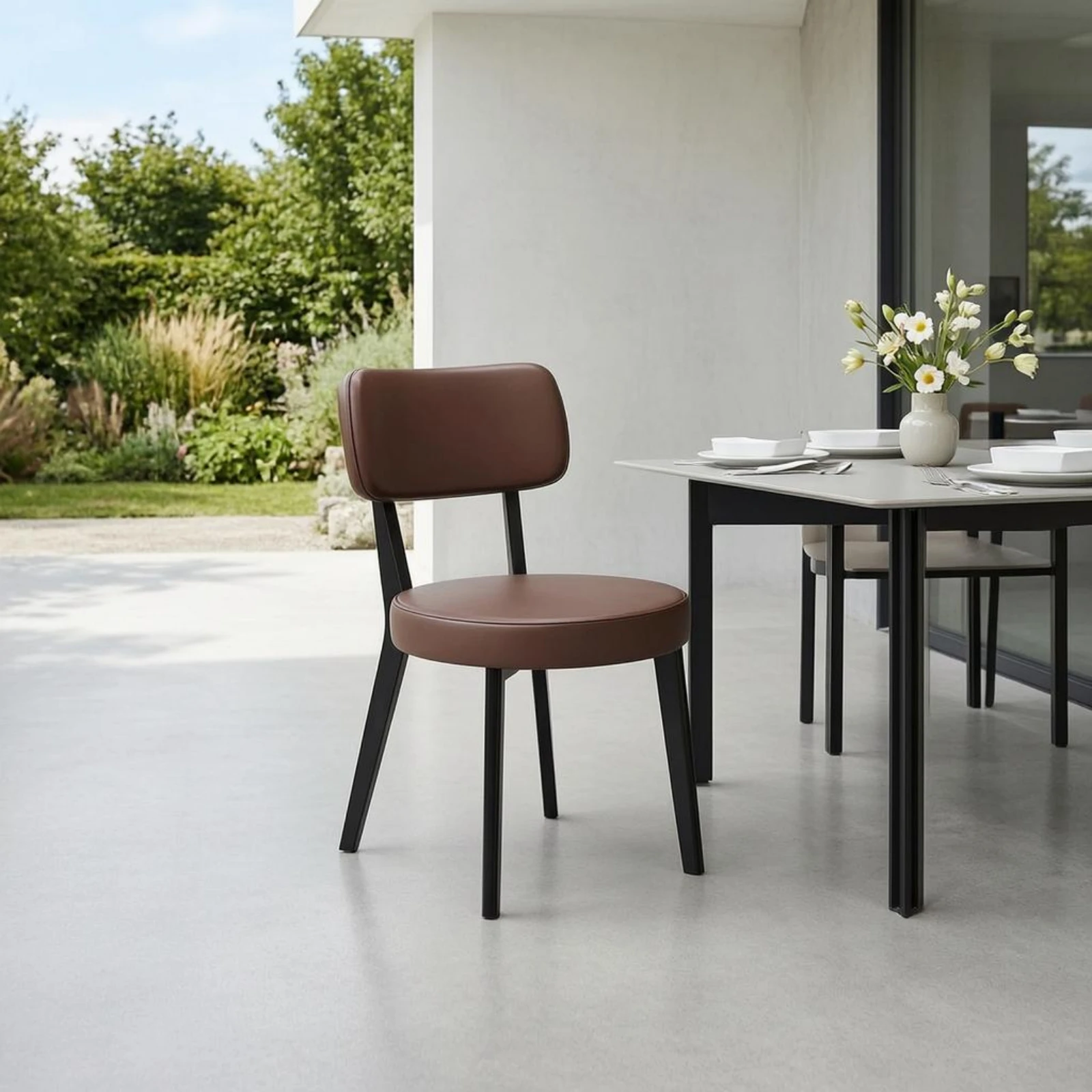 Gewatteerde eetkamerstoel Rond - Leather Desk Pad recensie en prijs
