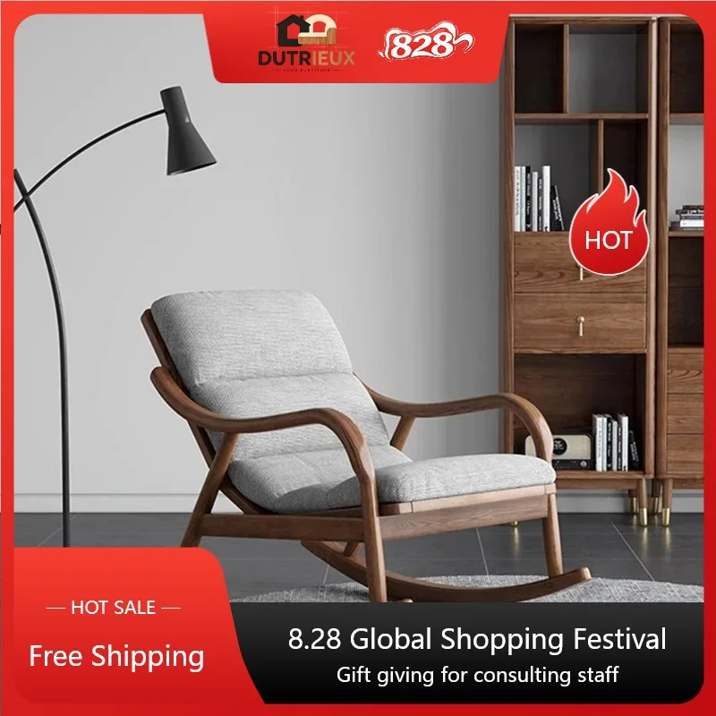 Luxury Lounge Living Room Chairs Designer Modern Lazy Rocking Hotel Recliner Chair Nordic Bauhaus Sedie Sala Da Pranzo Furniture