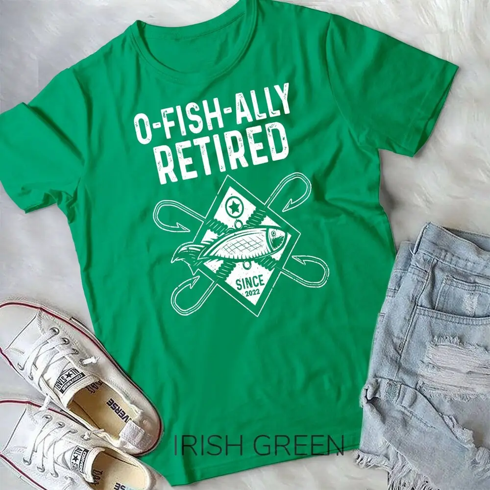 O'Fishally Retired 2022 Funny Fishing Rod Retiring Fisherman Unisex T-shirt