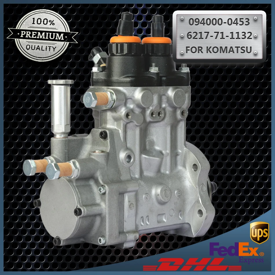 

High Quality Fuel Injection Pump 094000-0453 6217-71-1130 for Komatsu SA6D140E-3 Engine Excavator PC600LC-7 D155AX-5 Bulldozer